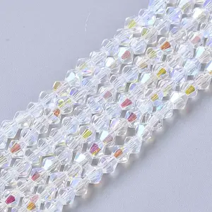 Electroplate Glass Beads Strands