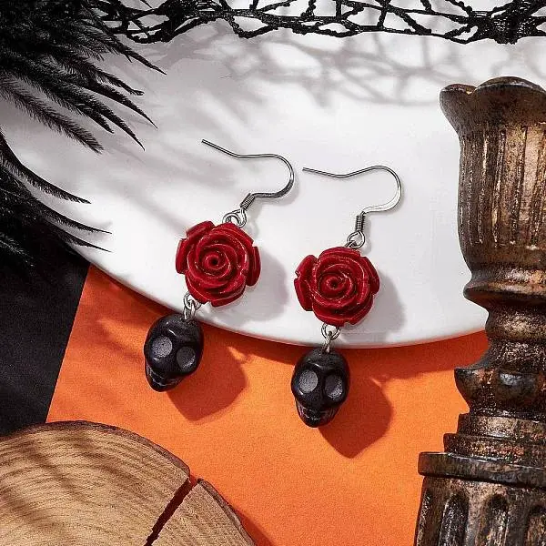 304 Stainless Steel Dangle Earrings