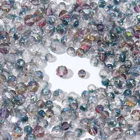 4 Strands 2 Styles Electroplate Glass Beads Strands