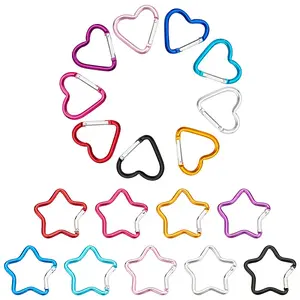 18Pcs 18 Styles Aluminum Alloy Rock Climbing Carabiners