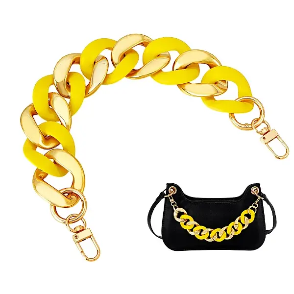 Acrylic Twisted Chain Bag Handles