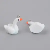 Resin Swan Pendant