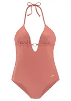 LASCANA Jednodielne plavky  koralová