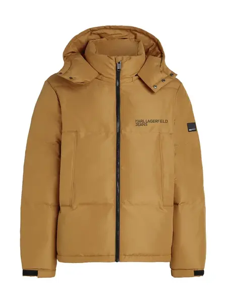 KARL LAGERFELD JEANS Zimná bunda  pueblo / čierna