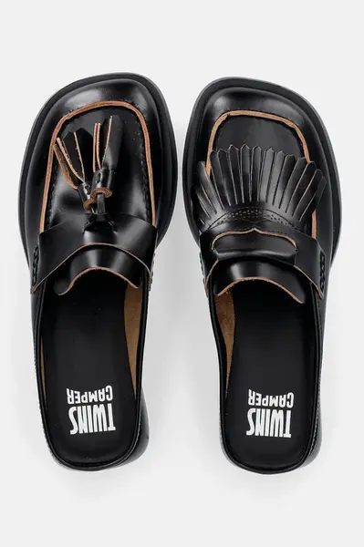 Kožené pantofle Camper TWS