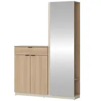 Předsíňová stěna Sanya SAYGG2 D245/U118 2D1S dub lindberg/cashmere