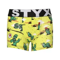 Detské boxerky art športová guma kaktusy (GJ1351) 4-5 rokov