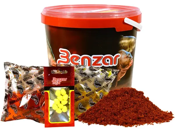 Benzar mix krmítková zmes instnt groundbait mix 3 kg + nástrahy - kapor