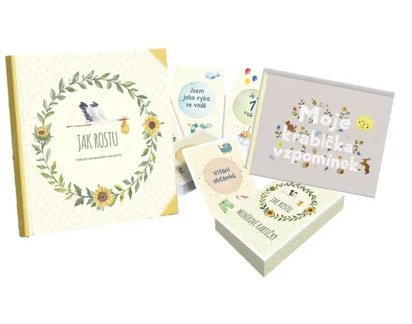 Velká dárková sada k narození dítětě