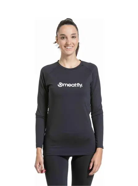 Dámské termo tričko meatfly capa černá l