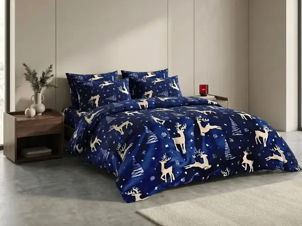 Obliečky mikroplyš NIVALIS modré Rozmer obliečky: 70 x 90 cm | 140 x 200 cm