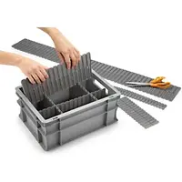 10 x Dělící přepážka 109,8 x 19 cm