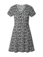 ABOUT YOU Šaty 'Cornelia'  tmavomodrá / biela