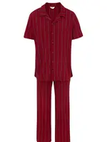 Dagi Dlhé pyžamo  bordová / čierna