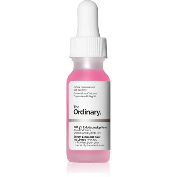 The Ordinary PHA 5% Exfoliating Lip Serum vyhlazující exfoliační sérum na rty 15 ml