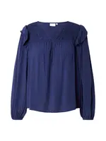 ONLY Carmakoma Blúzka 'CARLIDA'  tmavomodrá