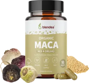 BLENDEA BIO Maca 4 root Mix 90 kapslí