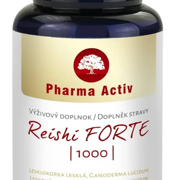 PHARMA ACTIV Reishi FORTE 1000, 90 kapslí