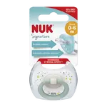 NUK dudlík Signature 0-6 m, bílo/zelený