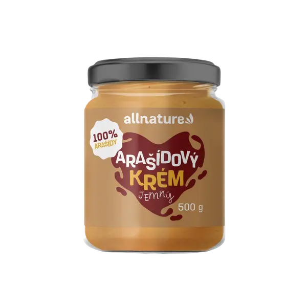 ALLNATURE Arašídový krém jemný 500 g