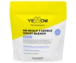 Zesvětlující pudr Yellow Professional On-scalp 7 Levels Violet Bleach - 500 g + dárek zdarma