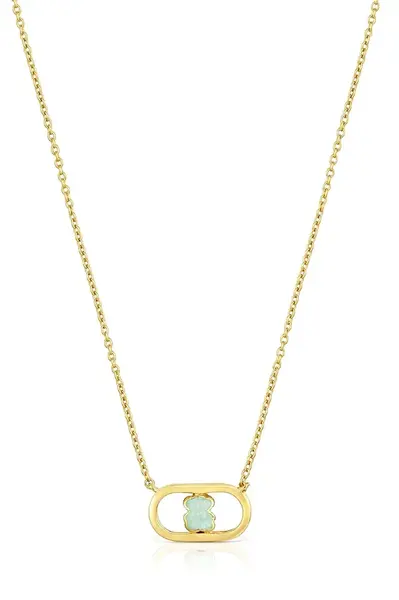 Pozlacený stříbrný náhrdelník Tous