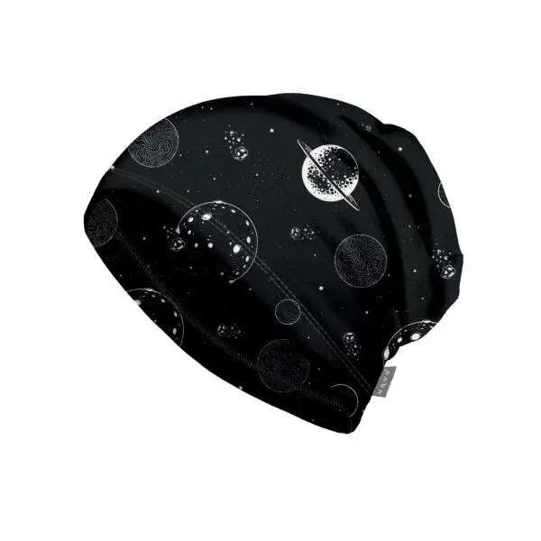 UNUO BASIC Detská flísová čiapka, čierna, veľkosť