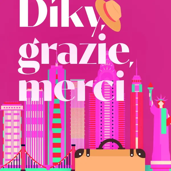 Kniha: Díky, grazie, merci od Sandrel Julien