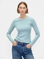 GAP žebrované tričko s dlouhým rukávem