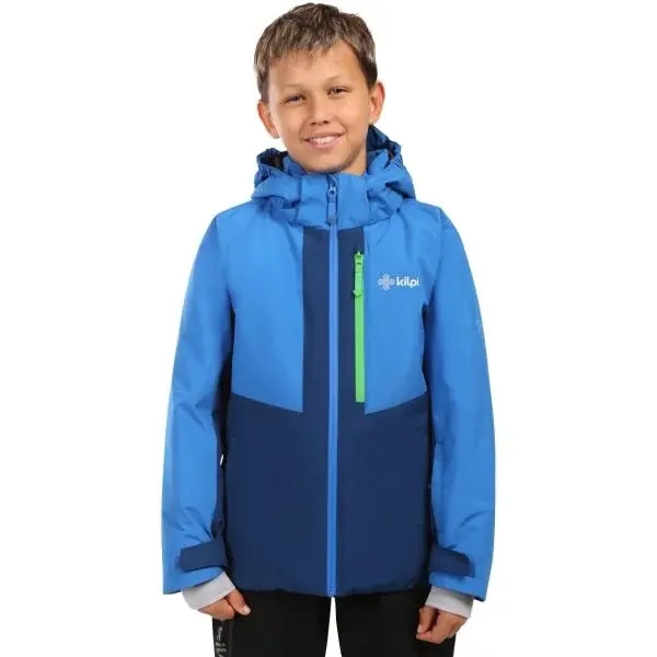 KILPI DENVER Chlapecká lyžařská bunda, tmavě modrá, velikost