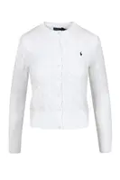 Bílý cardigan Polo Ralph Lauren