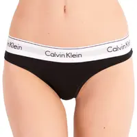 Dámská tanga Calvin Klein černá (F3786E-001)