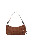Desigual hnedá kabelka s nitmi