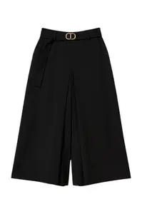 Čierne široké nohavice Twinset