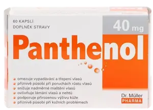 DR.MULLER Panthenol 40 mg 60 kapslí