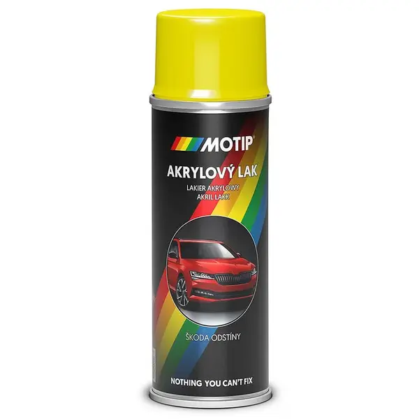 Motip Autolak žltá chrómová 200 ml