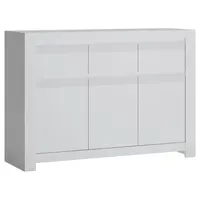 Komoda Novi NVIK04 3D3S biela alpin/pvc biela supermat