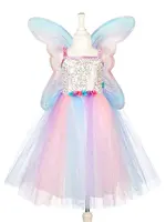 Souza! dětský kostým Felicity s motýlími křídly - 3-4 let, 98-104 cm