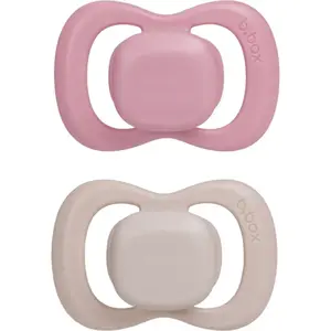 B.Box Silicone 6m+ dudlík Berry/Blush 2 ks