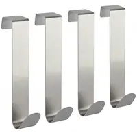 Vešiak na dvere 22x120 mm z nehrdzavejúcej ocele 4 ks