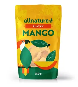 Allnature Mango sušené plátky 250 g