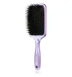BrushArt Hair Plochý kartáč s kančími štětinami 1 ks Metallic Lilac