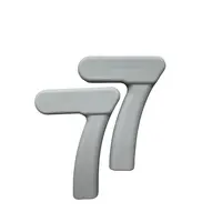 SharpShape Silikonové činky "7" 2X1 kg béžová moonstone