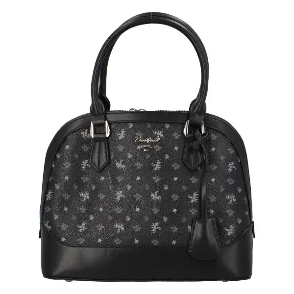 Stylová kufříková kabelka Saskie, černá