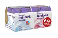Nutridrink Compact 6+2 s příchutí neutral-jahoda 8x125 ml
