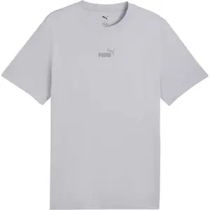Puma ESSENTIALS SMALL NO.1 LOGO CENTERED TEE Pánské tričko, šedá, velikost