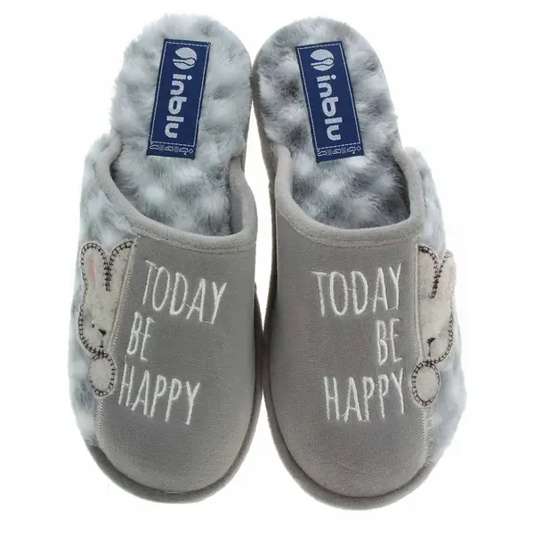Dámské domácí pantofle Inblu 155D152 šedá 40
