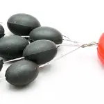 Taska tungsten oválné korálky 10 ks-6mm