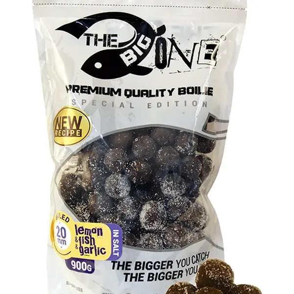 The one boilies big one boilie in salt lemon a fish a garlic 1 kg - 20 mm