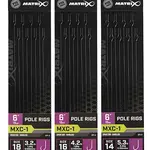 Matrix návazec mxc-1 6” pole rigs - velikost háčku 16 nosnost 1,9 kg
